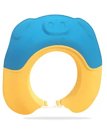 Bembika Baby Shower Cap For Washing Hair Soft Bathing Baby Shower Cap For Eye & Ear Protection   Piggy Sapphire