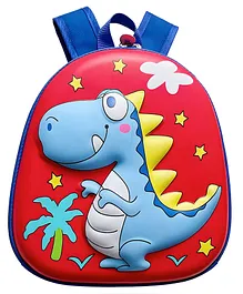 Bembika Kindergarten Cute Cartoon Kids School Bag Dino Red - 11.8 Inches