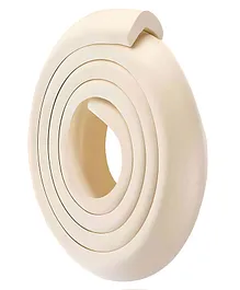 Bembika L Shape Baby Proofing Edge & Corner Guards Design For Sharp Edges Of Furniture - Cream