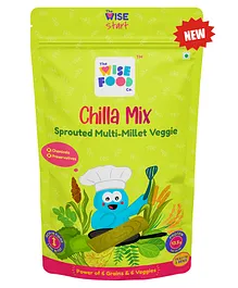 The Wise Food Co Sprouted Multi Millet Veggie Chilla Mix - 200g
