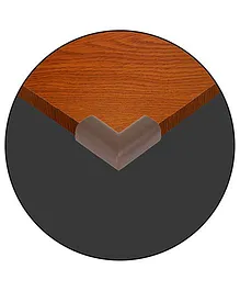 Safe-O-Kid  L-Shaped Small Corner Cushions Pack Of 4 - Dark Brown