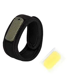Safe-O-Kid Reusable Fabric Mosquito Repellent Band - Black