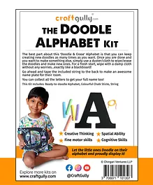 CraftGully Doodle Alphabet Kit  A
