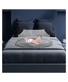 LifeKrafts Foldable Baby Mosquito Net Bottomless - Grey