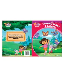 Dora the Explorer Colouring Stickers & Activities - English