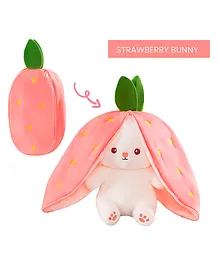 Kidology Adorable Bunny Rabbit Plushie Pet (Pink) - Height 13.3 Inches