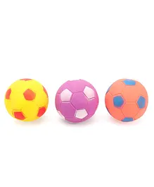 Ratnas Squeezy Football Toys Pack of 3 (Color May Vary)
