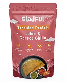 Gladful Sprouted Carrot Lentils & Millets Instant Cheela Carrot Dosa Mix 200 G
