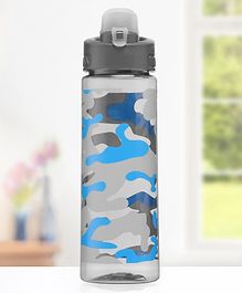 Camouflage Print Water Bottle Grey - 700 ml