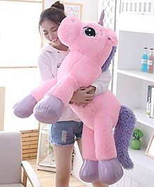 Besties Big Size Unicorn Soft Plush Toy Pink - Length 100 cm