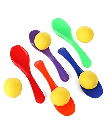 Buddyz Lemon and Spoon Balancing Game for Family Fun - Multicolor