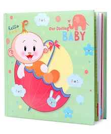 Archies Baby Record Book Green - English
