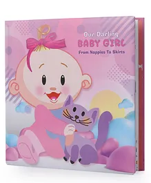 Archies Baby Record Book Girl Pink - English