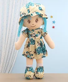 Funzoo Plush Flower Candy Doll Blue & Cream - Height 50 cm