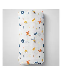1st Step Muslin Swaddle- White