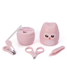 Owl Design Grooming Kit - Pink