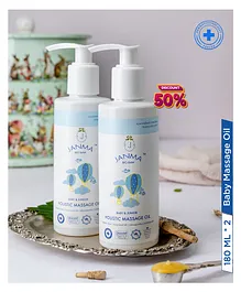 Ayurvedic Baby Holistic Massage Oil Newborn Essential Massage Oil Pack of 2- 360 ml