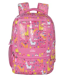 Smily Kiddos Backpack Animal Theme Pink -  17 inches