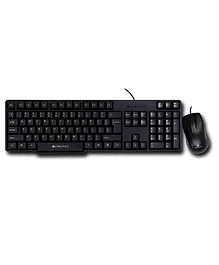 Zebronics Judwaa 750 Wired Keyboard and Mouse Combo- Black