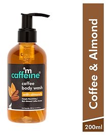 mCaffeine Coffee Body Wash with Almonds - 200ml