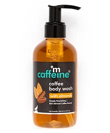 mCaffeine Coffee Body Wash with Almonds - 200ml