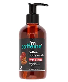 mCaffeine Coffee Body Wash With Berries - 200 ml