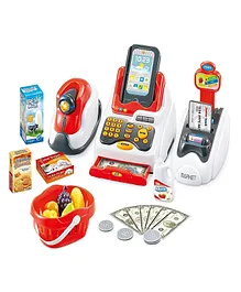 ADKD Cash Register Learning Toy for Kids set of 33 Piece -Multicolor