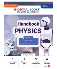 Oswaal  Handbook Classes 11 & 12 All Leading Competitive Exams (New & Updated) - Physics - English