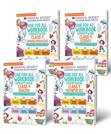 One For All Workbook Class 4 (Set of 4 Books) (For Latest Exam) - English