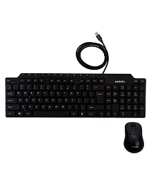 Zebion Viking Wired Keyboard Mouse Combo - Black