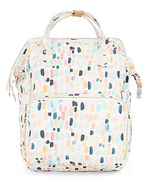 Haus & Kinder Art on Canvas - Chic Diaper Bag Backpack for New Parents (Capacity - 20L) , Spectrum