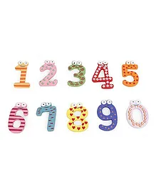 Alpaks Magnetic Wooden Numbers - 10 Pieces