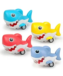 Elecart Shark Press Mechanical Sliding Toy Pack of 4 - Random Color