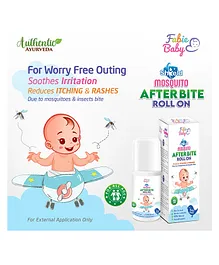 Fabie Baby Natural Shield Mosquito After Bite Roll On 3 Way Protection from Mosquitoes Fleas and Ants - 40 ml Pack of 2