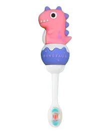 SKB Cute Dino Design Cute and Soft Tooth Brush - Pink & Green