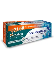 Himalaya Spark White Toothpaste Pack of 2 - 300 g