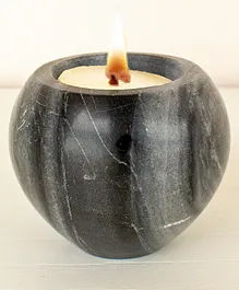 Byora Homes Marble Elongated Concave Tealight - 335 g