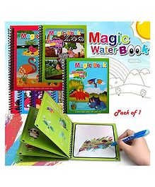 Ortis Magic Water Coloring Doodle Book & Magic Pen for Kids Pack of 1 (Colour & Print May Vary)