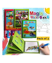 Ortis Magic Water Coloring Doodle Book & Magic Pen for Kids Pack of 2 (Colour & Print May Vary)