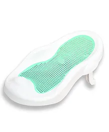 Safe-O-Kid Baby Bather with Silicone Mesh for New Born to Infants - Green