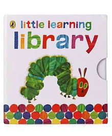 Little Learning Library Very Hungry Caterpillar Board Book by Eric Carle Pack of 4 - English