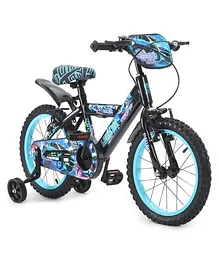 Ralleyz NE 16 Inches Bicycle with Training Wheels Squadron Lockon Theme - Blue
