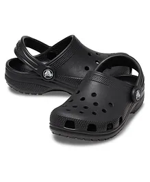 Crocs Perforated Slingback Clogs - Black