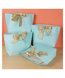 Chocozone Pack of 6 Paper Bags for Return Gifts Return Gift Bags for Kids Birthday It's a Baby Shower Bags - Blue