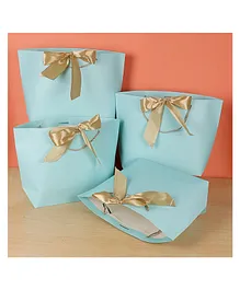 Chocozone Pack of 6 Paper Bags for Return Gifts Return Gift Bags for Kids Birthday It's a Baby Shower Bags - Blue