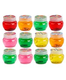 Fiddlerz Slime Kit Slime Party Favors Goodie Bag Stuffers Pack of 12 - Multicolour