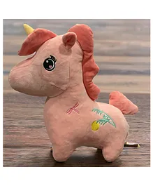 Shri Toys Cute Plush Baby Unicorn Pink - Length 40 cm