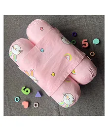 Oranges and Lemons Anti Rolling Pillow bolsters Honey Bunny - Pink