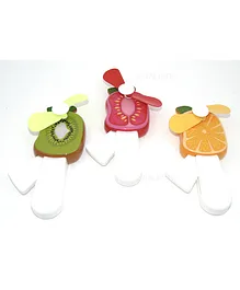 Sanjary Hand Pressure Mini Fan Fruit Shape Cute Squeeze Toys Cool Summer Fan Without Battery Combo Pack of 3 (Color Vary Vary)