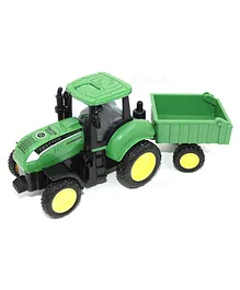 SANJARY Farm Tractor Kids Toys Heavy Power Farm Tractor with Tractor Trolley (Color May Vary)